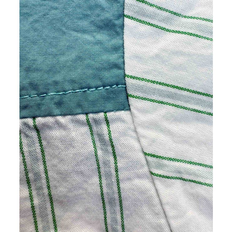 【Aimoha KIDS】ストライプ切り替えデザインキッズシャツ | aimoha kids | 詳細画像4 