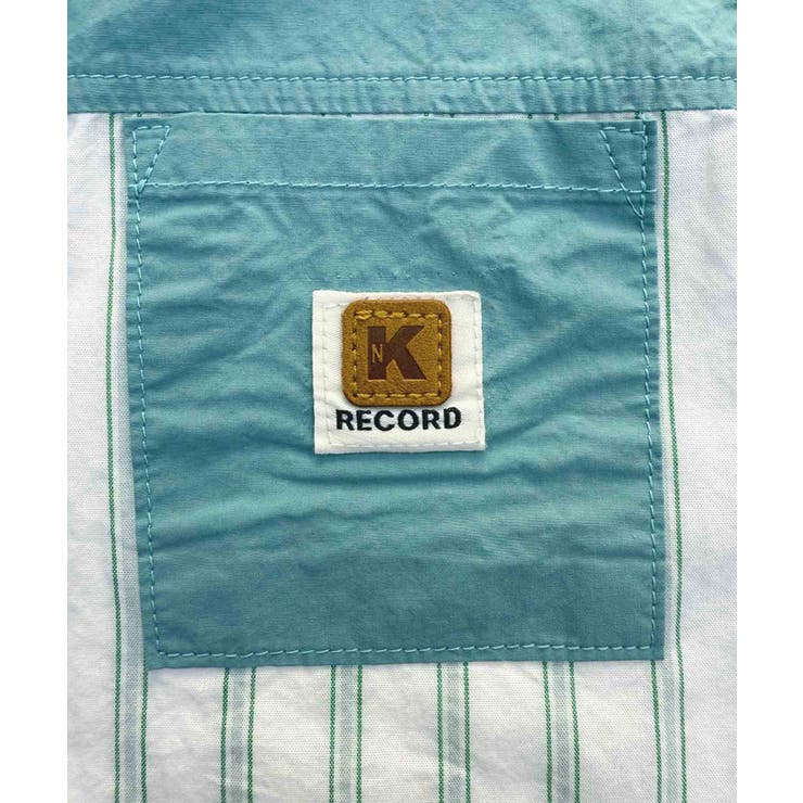 【Aimoha KIDS】ストライプ切り替えデザインキッズシャツ | aimoha kids | 詳細画像6 