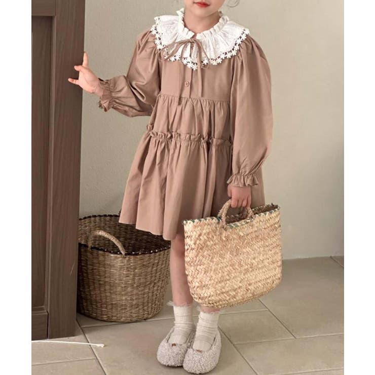 【aimoha KIDS】クラシカルレースティアードワンピース | aimoha kids | 詳細画像2 