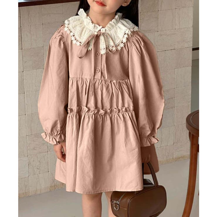 【aimoha KIDS】クラシカルレースティアードワンピース | aimoha kids | 詳細画像3 