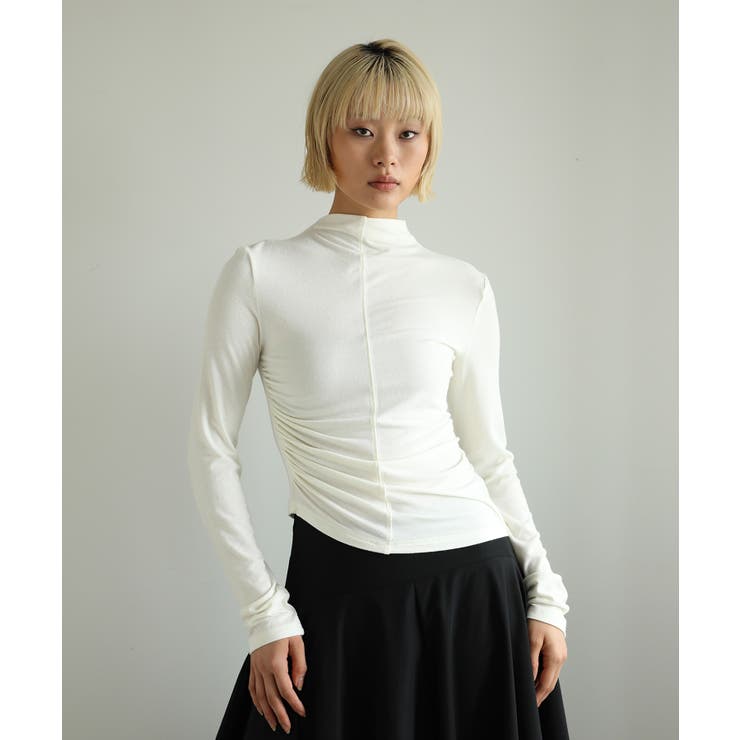 【moyo】アシンメトリーハイネックカットソー | aimoha  | 詳細画像9 