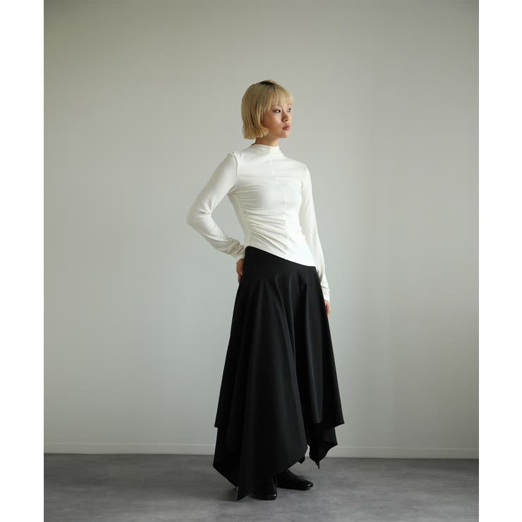 【moyo】アシンメトリーハイネックカットソー | aimoha  | 詳細画像12 