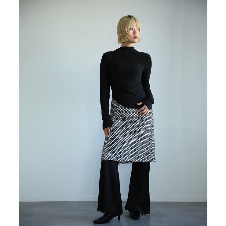 【moyo】アシンメトリーハイネックカットソー | aimoha  | 詳細画像20 