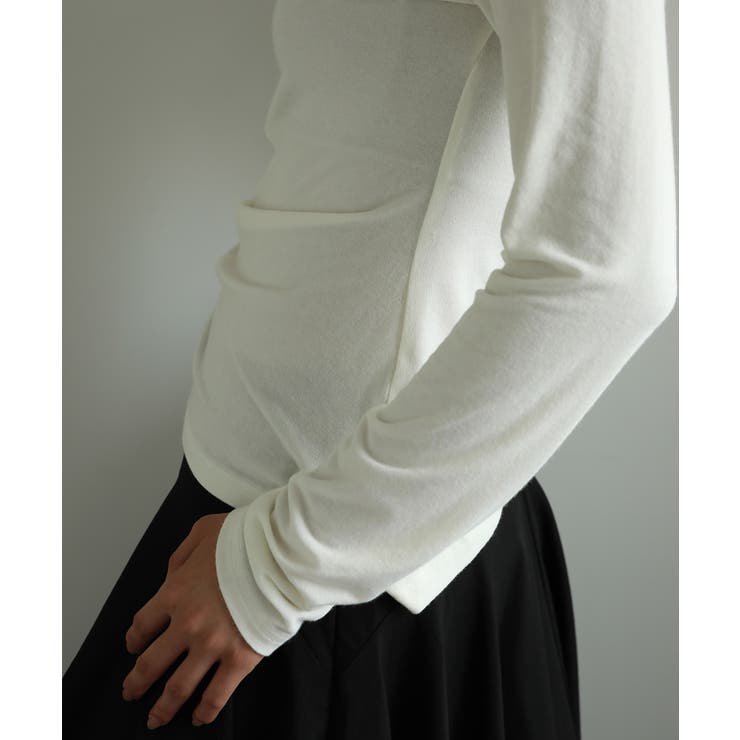 【moyo】アシンメトリーハイネックカットソー | aimoha  | 詳細画像25 