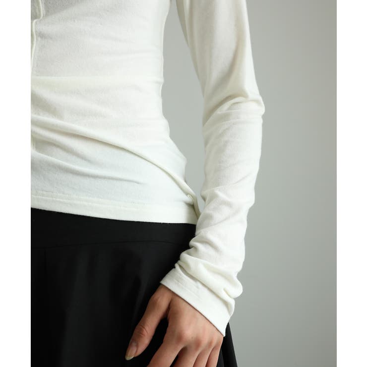 【moyo】アシンメトリーハイネックカットソー | aimoha  | 詳細画像5 