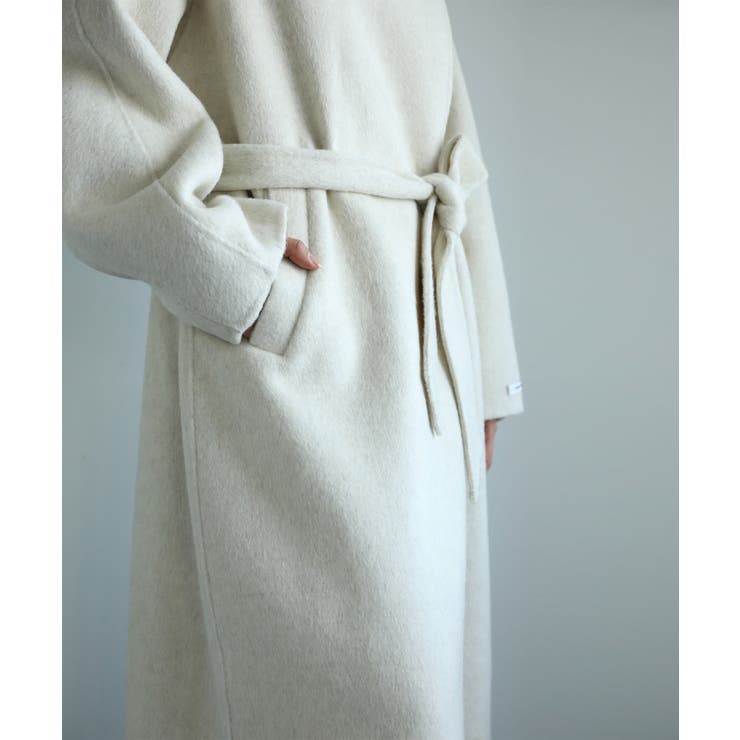 【moyo】ノーカラーラグラン ロングコート【AW】 | aimoha  | 詳細画像11 