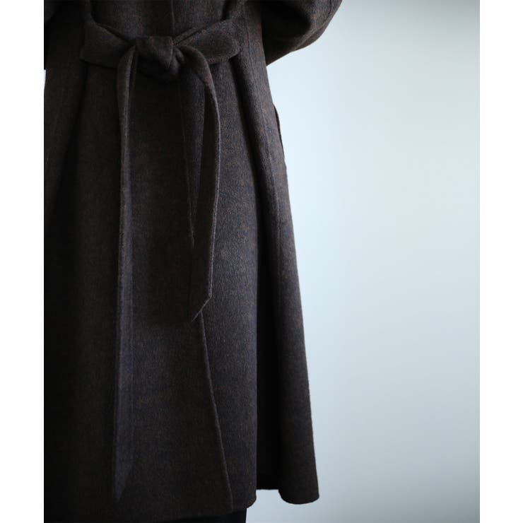 【moyo】ノーカラーラグラン ロングコート【AW】 | aimoha  | 詳細画像20 