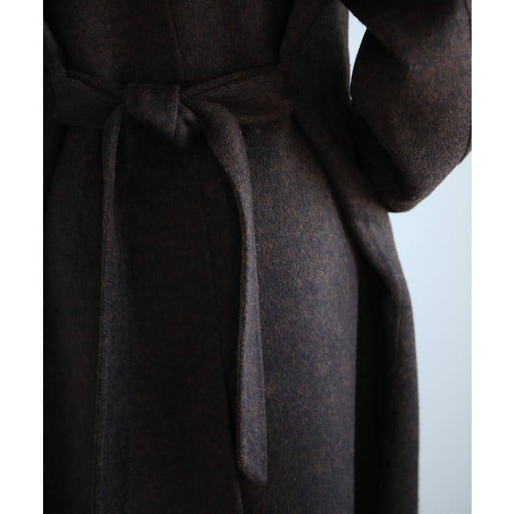 【moyo】ノーカラーラグラン ロングコート【AW】 | aimoha  | 詳細画像21 