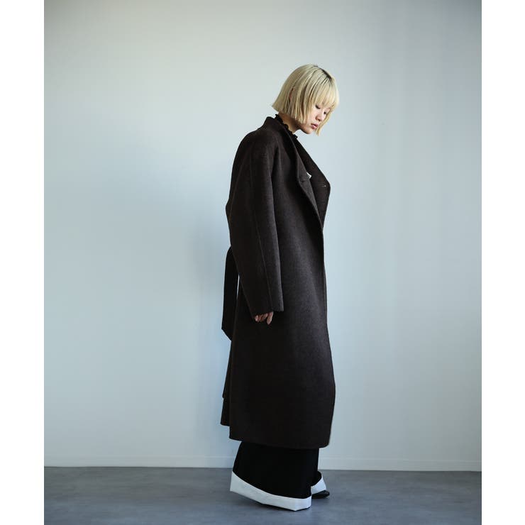 【moyo】ノーカラーラグラン ロングコート【AW】 | aimoha  | 詳細画像33 