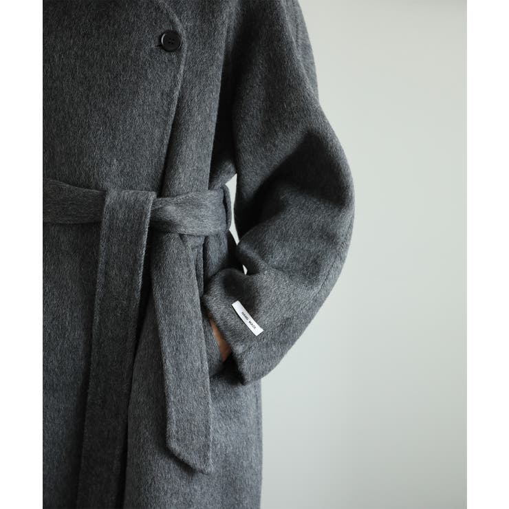 【moyo】ノーカラーラグラン ロングコート【AW】 | aimoha  | 詳細画像36 