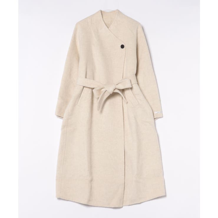 【moyo】ノーカラーラグラン ロングコート【AW】 | aimoha  | 詳細画像42 