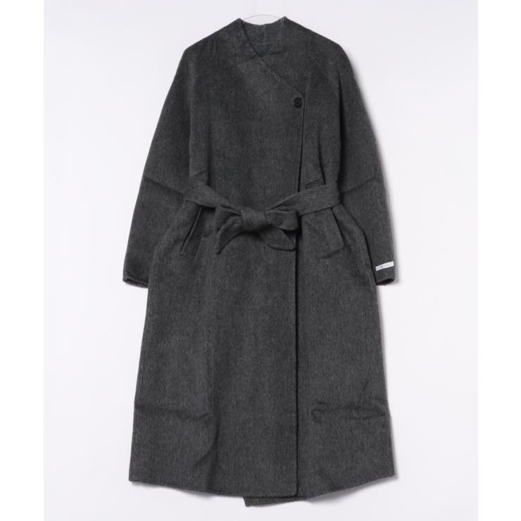 【moyo】ノーカラーラグラン ロングコート【AW】 | aimoha  | 詳細画像43 