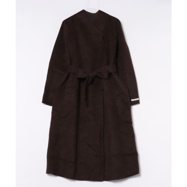 【moyo】ノーカラーラグラン ロングコート【AW】 | aimoha  | 詳細画像44 