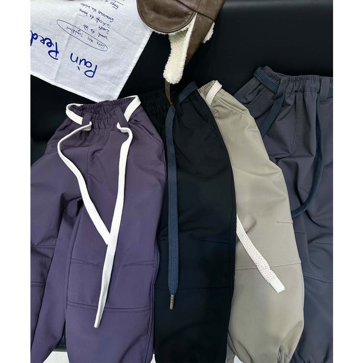 【aimoha-KIDS-】裏起毛カーゴパンツ【AW】 | aimoha kids | 詳細画像4 