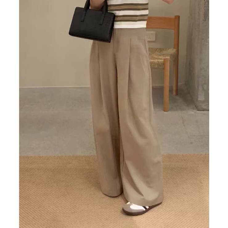 ハイウエストワイドパンツ | aimoha  | 詳細画像2 