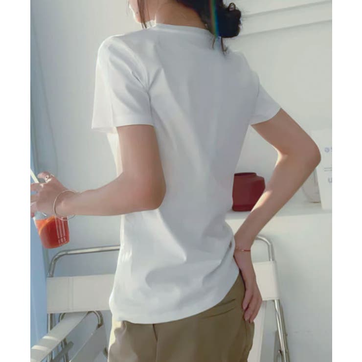 ベーシックショートスリーブTシャツ | aimoha  | 詳細画像10 