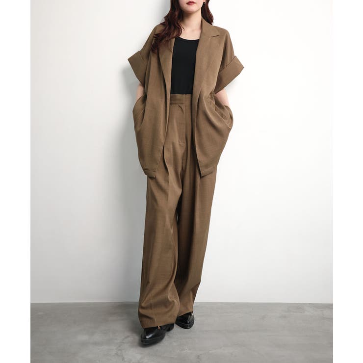 半袖テーラードジャケット | aimoha  | 詳細画像9 