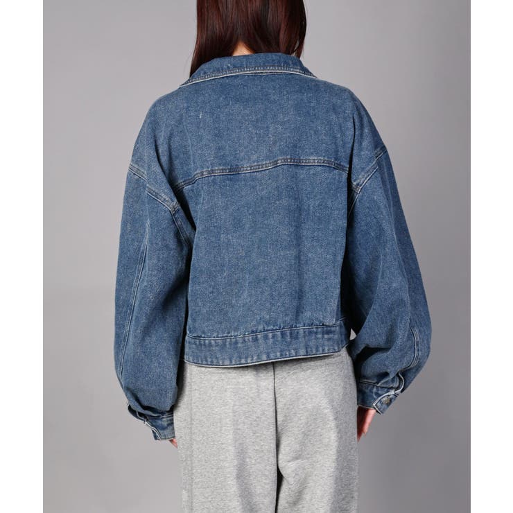 ショート丈デニムジャケット | aimoha  | 詳細画像3 