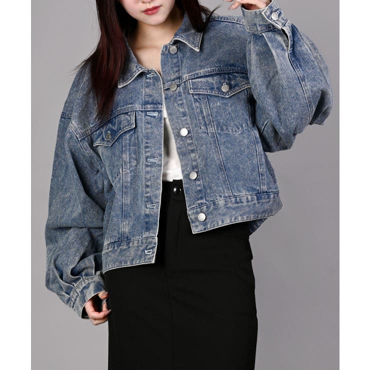 ショート丈デニムジャケット | aimoha  | 詳細画像11 