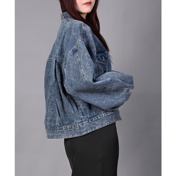 ショート丈デニムジャケット | aimoha  | 詳細画像14 