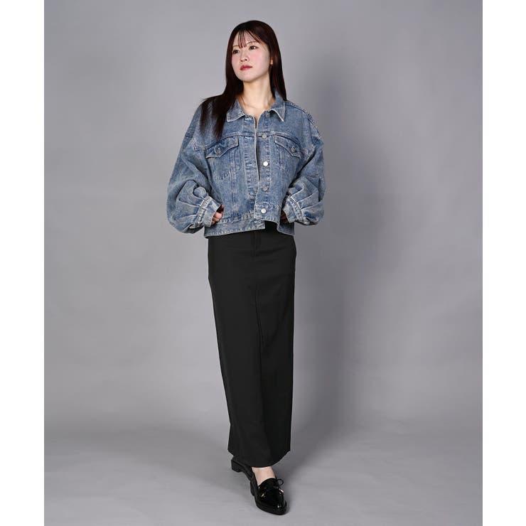 ショート丈デニムジャケット | aimoha  | 詳細画像18 