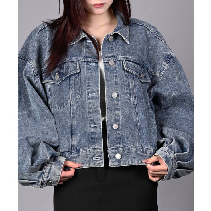 ショート丈デニムジャケット | aimoha  | 詳細画像17 