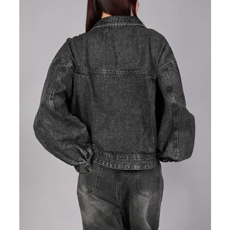 ショート丈デニムジャケット | aimoha  | 詳細画像22 