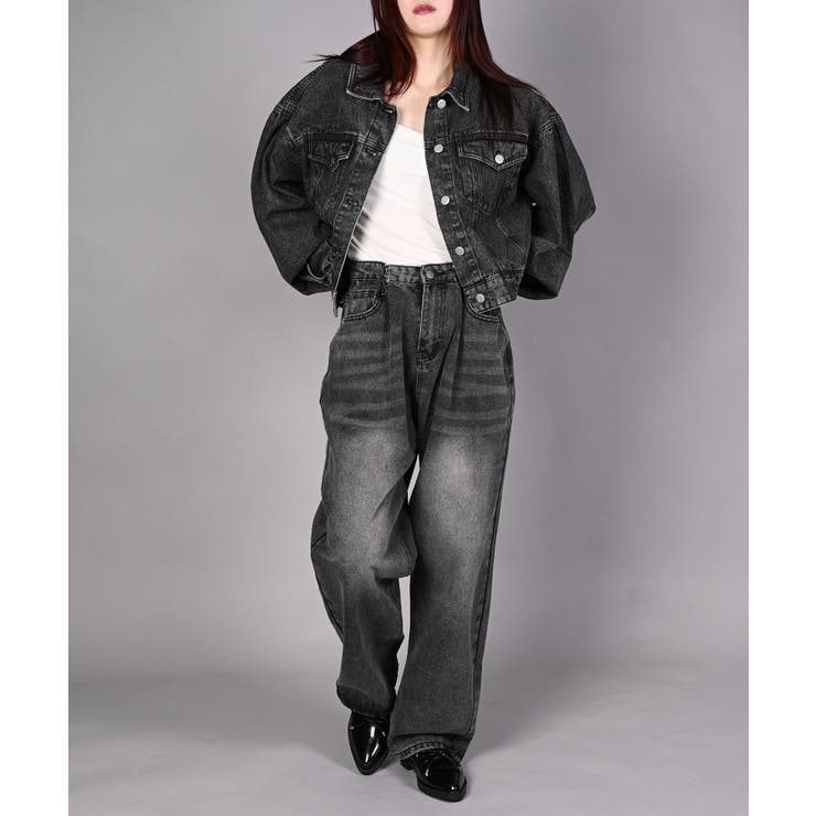 ショート丈デニムジャケット | aimoha  | 詳細画像27 