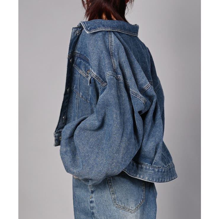 ショート丈デニムジャケット | aimoha  | 詳細画像7 