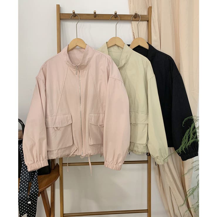 ウエストギャザージャケット | aimoha  | 詳細画像1 