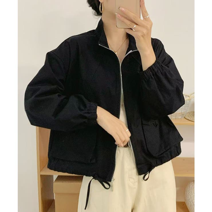 ウエストギャザージャケット | aimoha  | 詳細画像11 