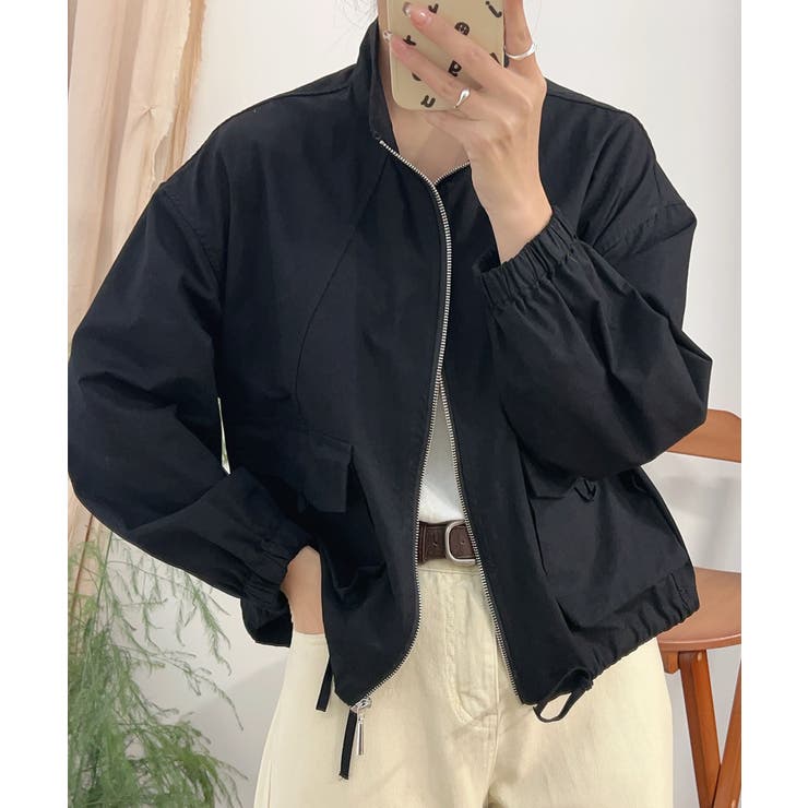 ウエストギャザージャケット | aimoha  | 詳細画像13 