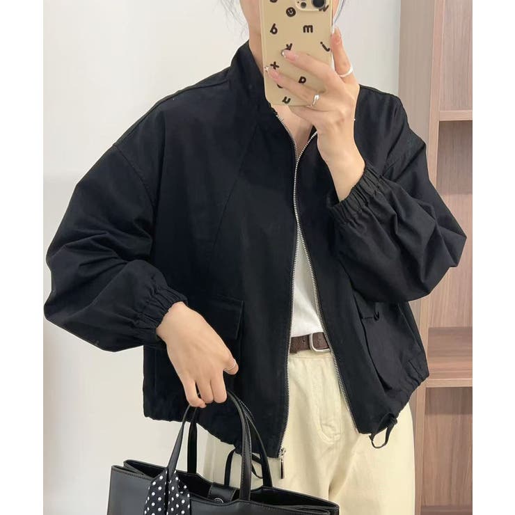 ウエストギャザージャケット | aimoha  | 詳細画像16 