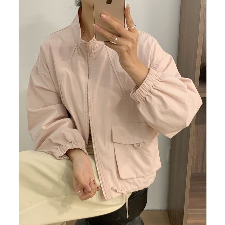 ウエストギャザージャケット | aimoha  | 詳細画像20 