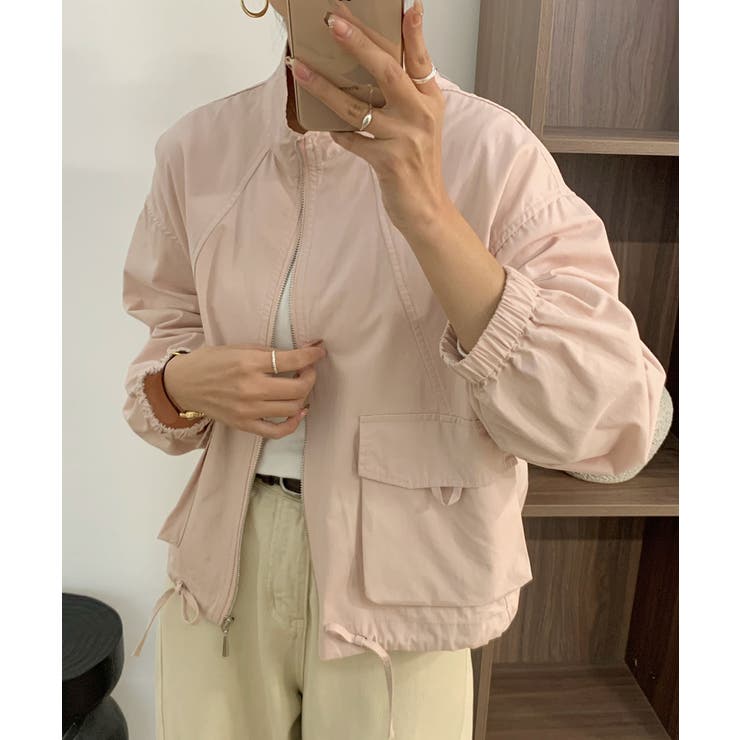 ウエストギャザージャケット | aimoha  | 詳細画像21 