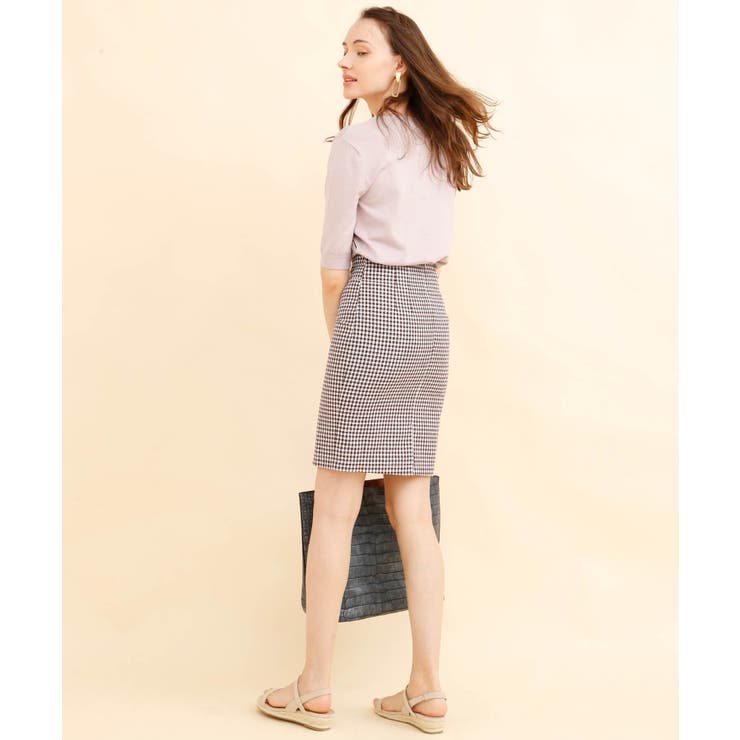ギンガムチェックタイトスカート スカート タイト 品番 Xt Aimoha アイモハ のレディースファッション通販 Shoplist ショップリスト