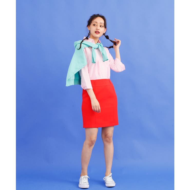 レッド 【アウトレット】 | ミニ丈タイトスカート タイトスカート レディース | aimoha 