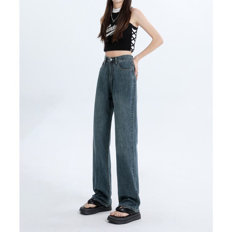 【Aimoha】ストレートレッグジーンズ | aimoha  | 詳細画像28 