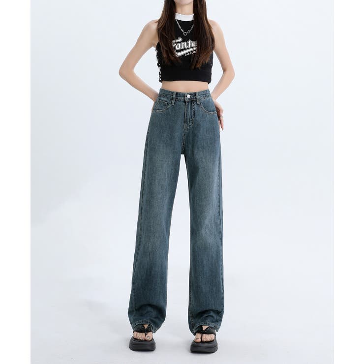 【Aimoha】ストレートレッグジーンズ | aimoha  | 詳細画像31 