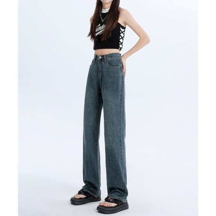 【Aimoha】ストレートレッグジーンズ | aimoha  | 詳細画像35 