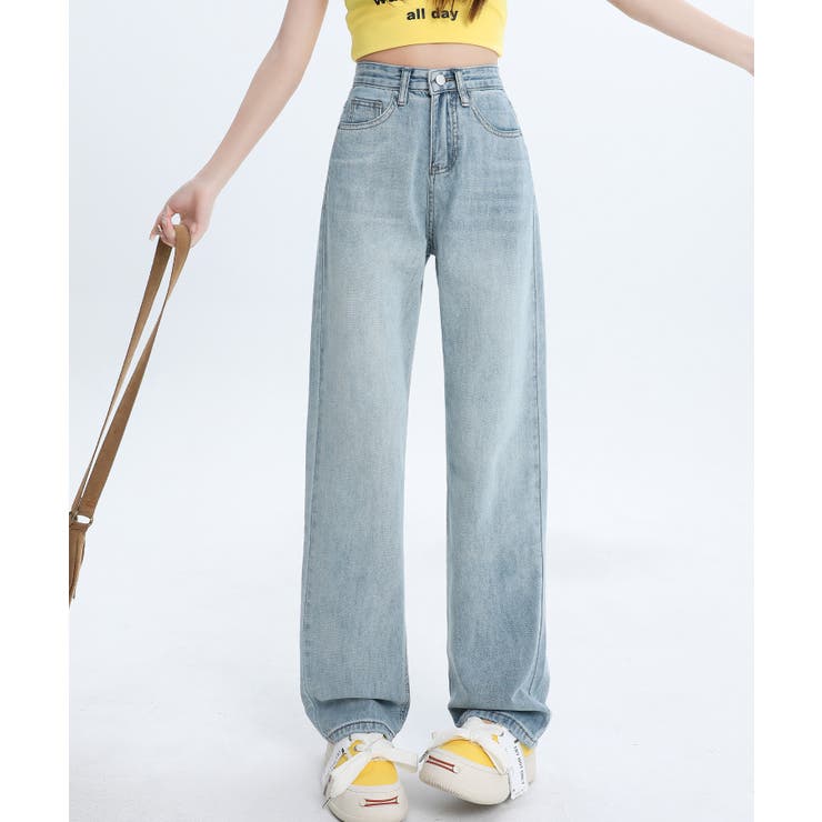 【Aimoha】ストレートレッグジーンズ | aimoha  | 詳細画像4 