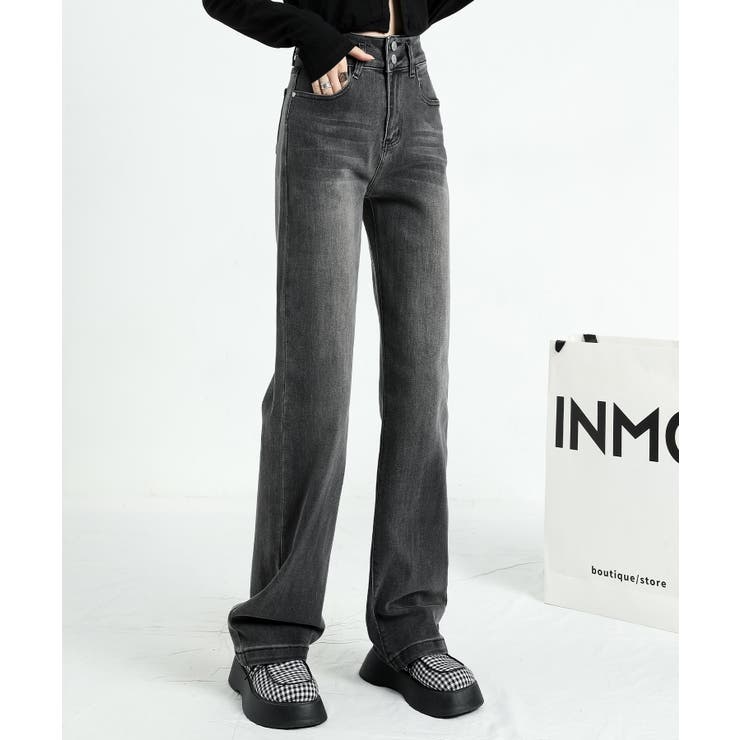 【Aimoha】ダブルボタンハイウエストジーンズ | aimoha  | 詳細画像27 