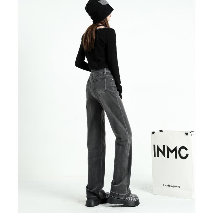 【Aimoha】ダブルボタンハイウエストジーンズ | aimoha  | 詳細画像30 