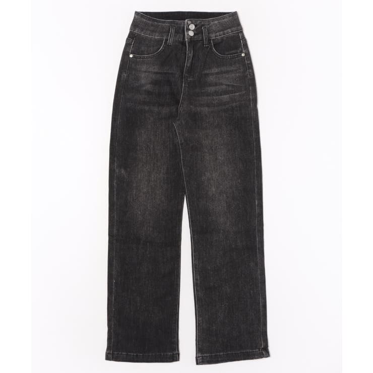 【Aimoha】ダブルボタンハイウエストジーンズ | aimoha  | 詳細画像3 