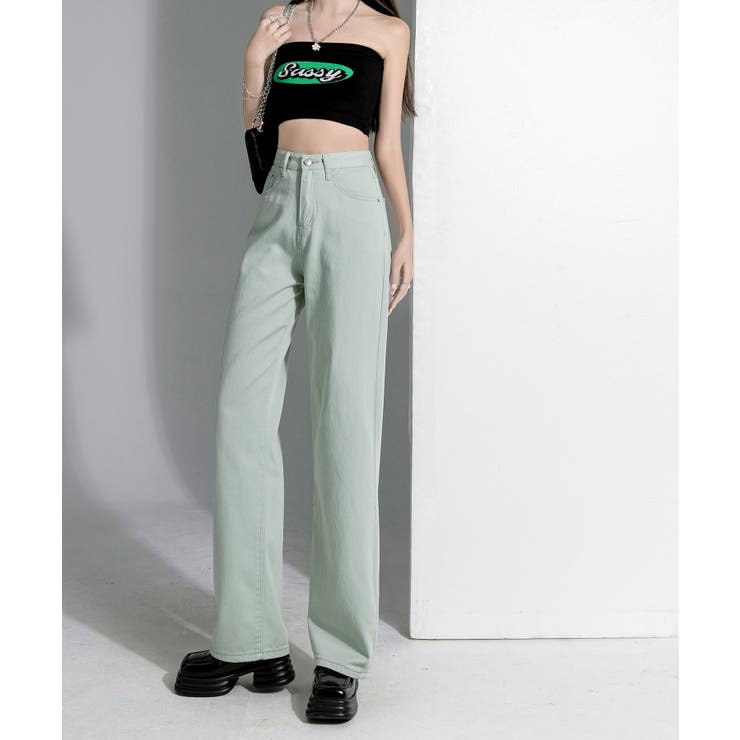 【Aimoha】クラシックなストレートジーンズ | aimoha  | 詳細画像14 