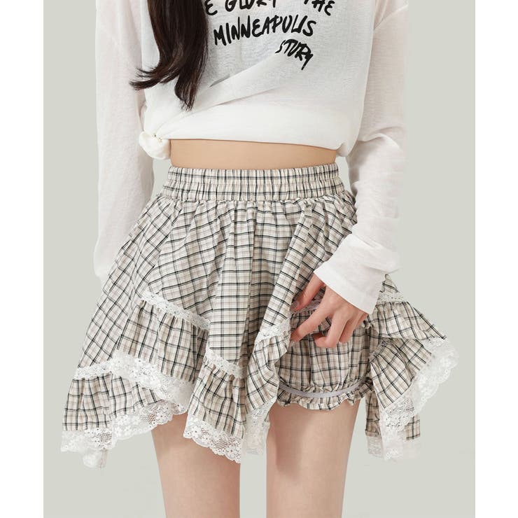 ホワイト | HOOK for girlsフリルレース | HOOK