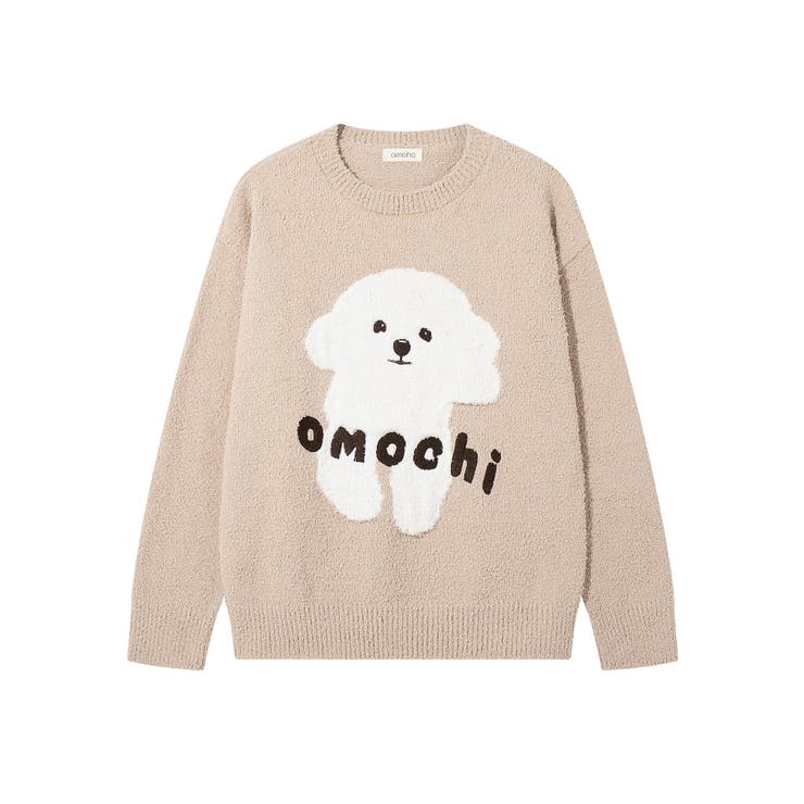 【コラボアイテム】omochi モチーフ ジャカードプルオーバー | aimoha  | 詳細画像2 