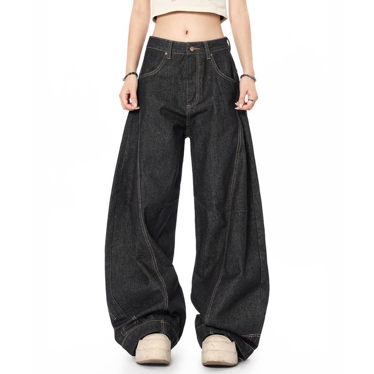 HOOK -select- 逆さデザインバルーンジーンズ | HOOK | 詳細画像30 