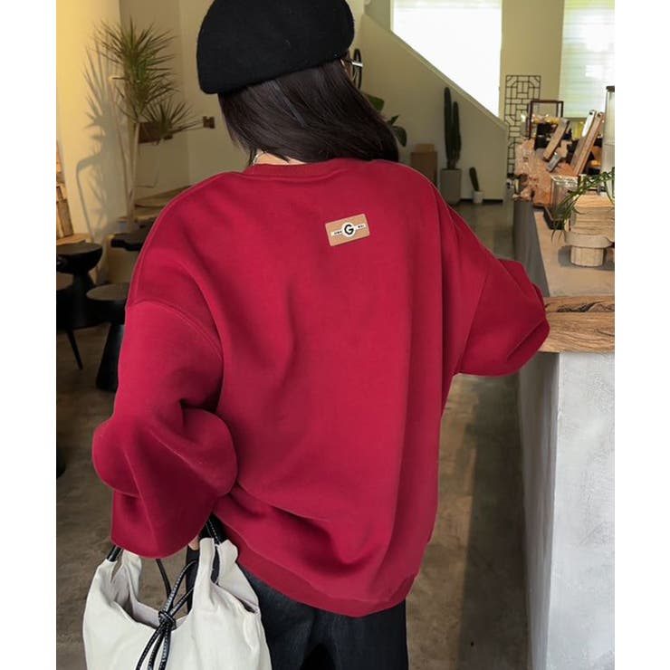 ゆるふわプリント裏起毛スウェット【AW】 | aimoha  | 詳細画像13 