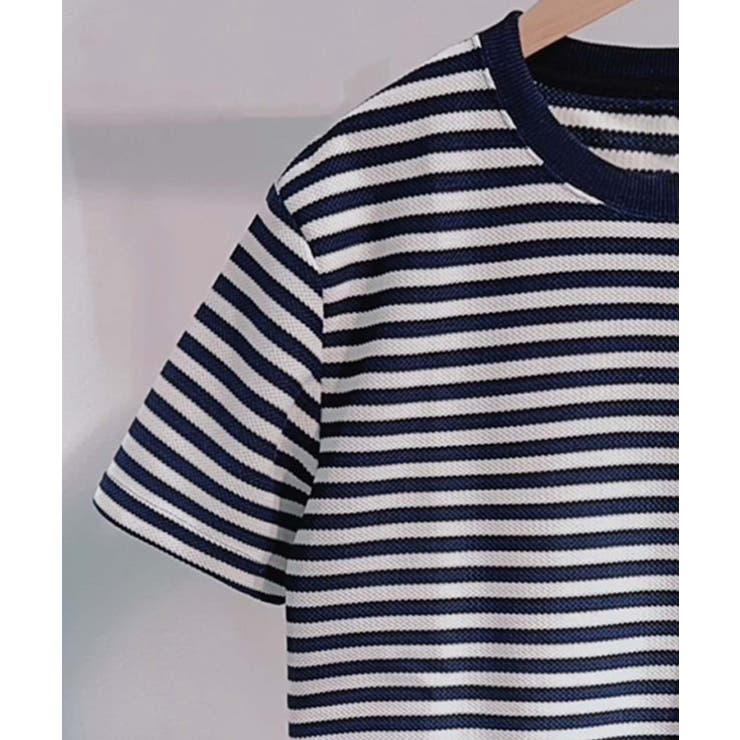 【aimoha MEN】ボーダークルーネックTシャツ | aimoha men | 詳細画像3 